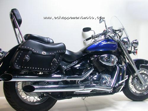 ECHAPPEMENT MOTO SILVERTAIL SUZUKI VL 800 INTRUDER (2)